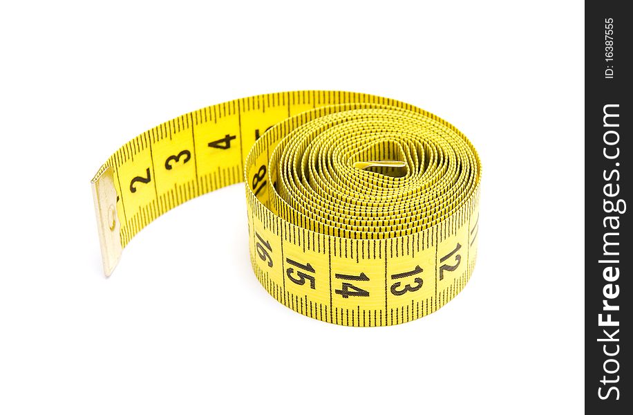 Yellow measuring tape