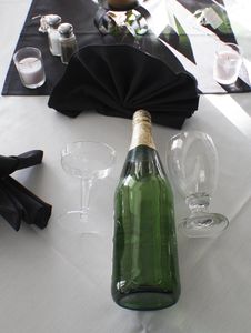 Champagne And Glasses Stock Image Champagne And Glasses Stock Image
