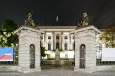 Humboldt University In Berlin At Night Stock Photo Humboldt University In Berlin At Night Stock Photo