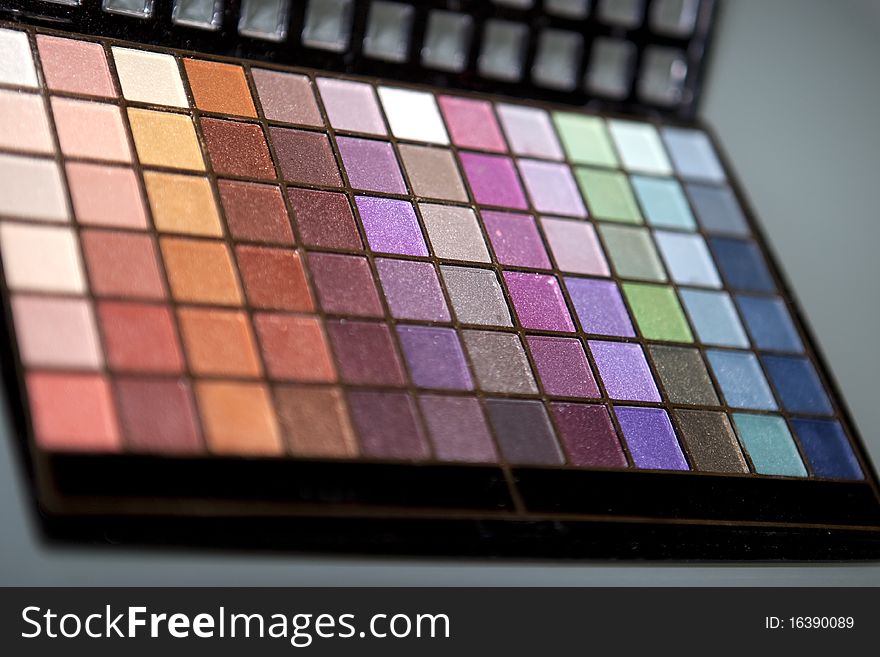 Shadows palette for make up