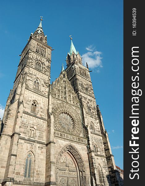 Evangelical Lutheran St.Lorenz Church in Nuremberg