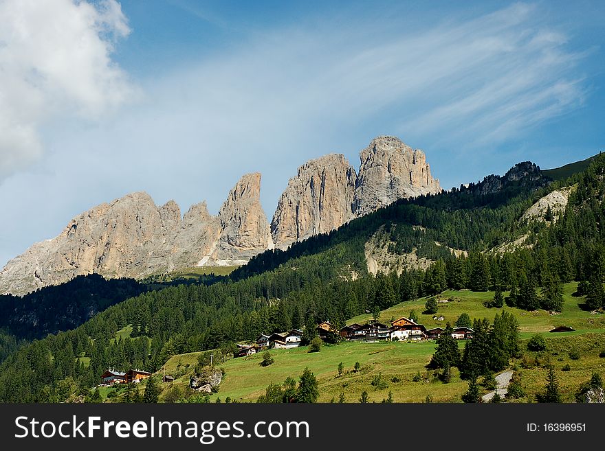 South Tirol Landscape.