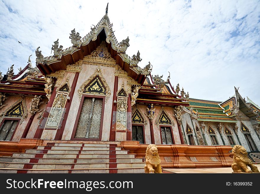 Temple at nakhonphatom in Thailand