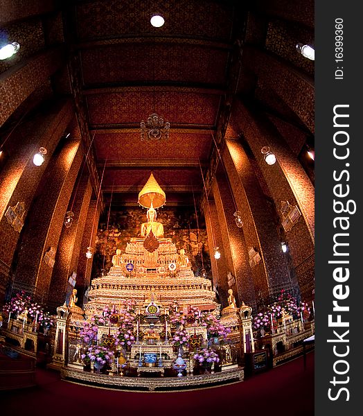 Temple at Bangkok in Thailand. Temple at Bangkok in Thailand