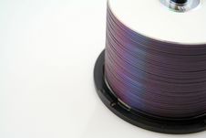 Spindle Of DVDs Stock Photography