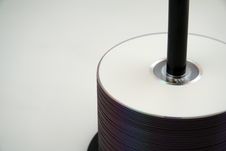 Spindle Of DVDs Stock Photos