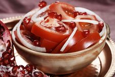 Pomegranate Salad Royalty Free Stock Images Pomegranate Salad Royalty Free Stock Images