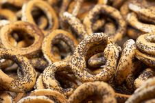Bagels With Poppy Seeds Royalty Free Stock Photo Bagels With Poppy Seeds Royalty Free Stock Photo