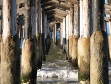Under The Pier Stock Photography