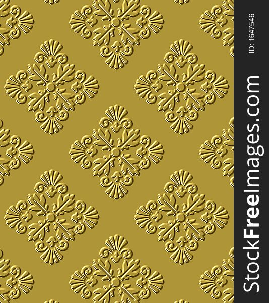 A raised pattern of old world architectural ornamentation that can be repeated to cover a larger surface. Perfect for wall covering, a ceiling, or for use as a scrapbook page. A raised pattern of old world architectural ornamentation that can be repeated to cover a larger surface. Perfect for wall covering, a ceiling, or for use as a scrapbook page
