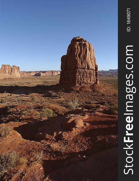 Red Rocks in Arches N.P. near Moab, Utah. Red Rocks in Arches N.P. near Moab, Utah