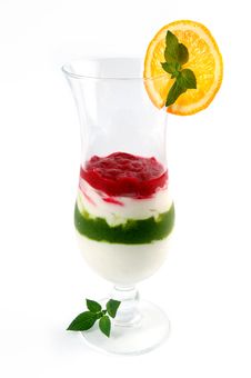 Fruit Ice-cream Stock Image Fruit Ice-cream Stock Image