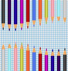 Colored Pencils Royalty Free Stock Image