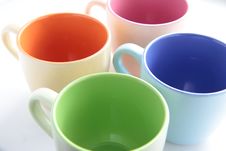 Colored Cups Stock Images Colored Cups Stock Images