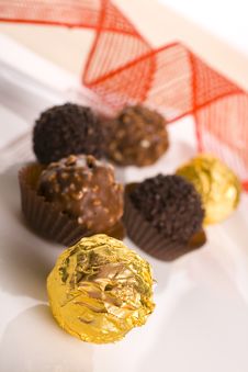 Chocolate Praline Royalty Free Stock Photos Chocolate Praline Royalty Free Stock Photos