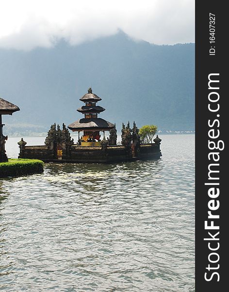 A Buddhist temple building in Bali, Asia. A Buddhist temple building in Bali, Asia.