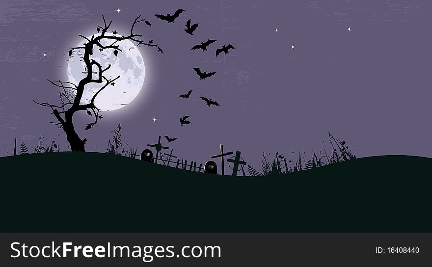 Halloween background with place for your text