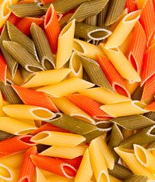 Colored Pasta Stock Photography Colored Pasta Stock Photography