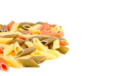 Colored Pasta Royalty Free Stock Photo Colored Pasta Royalty Free Stock Photo