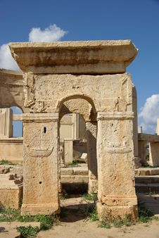 Roman Ruins, Libya Stock Image Roman Ruins, Libya Stock Image