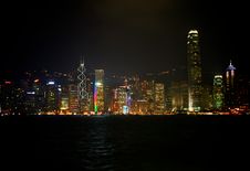 Hong Kong By Night Stock Photography Hong Kong By Night Stock Photography