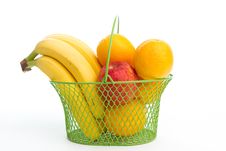 Basket Of Fruits Stock Photography Basket Of Fruits Stock Photography