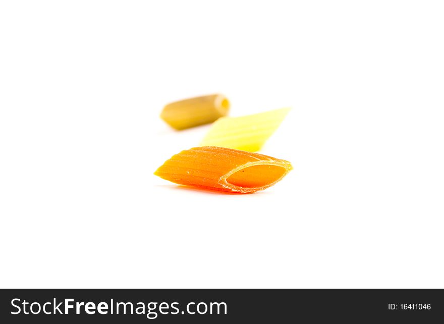 Colored raw pasta (shallow DOF). Colored raw pasta (shallow DOF)