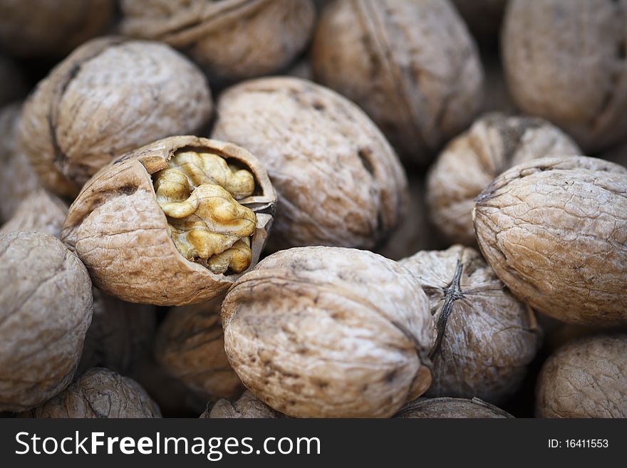 Close Up Walnuts