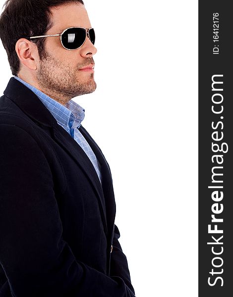 Isolated Male With Sunglasses