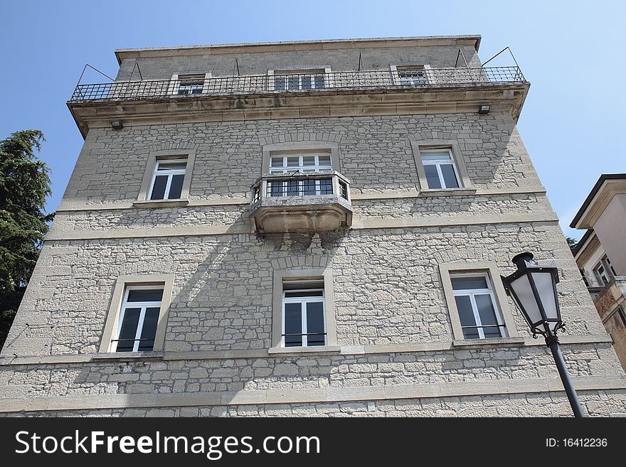 Historic homes in the Republic of San Marino near Italy