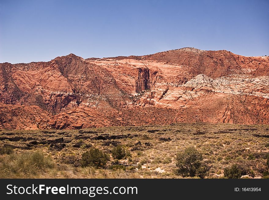 View Of Snow Canyon