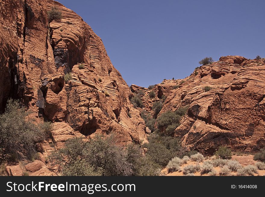 View Of Snow Canyon