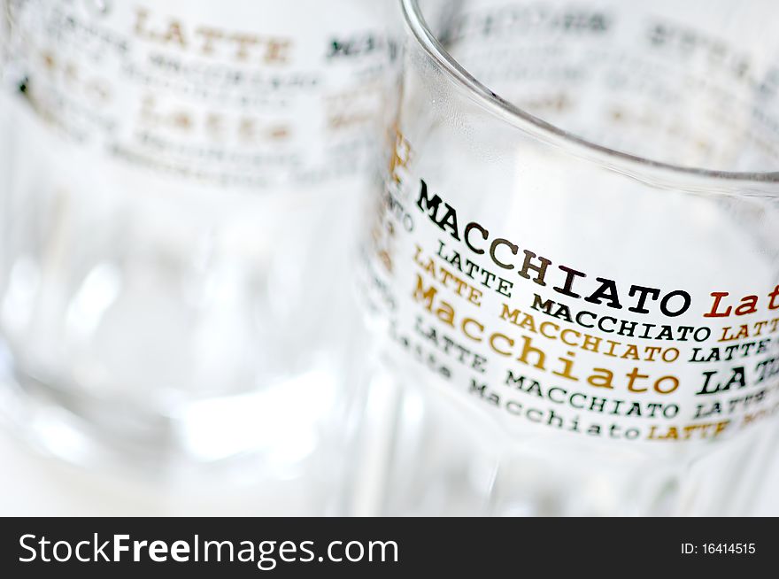 Latte macchiato glasses