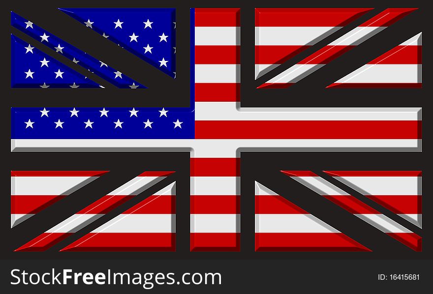 UK/USA Flag