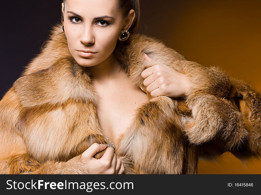 Woman In A Fur Coat