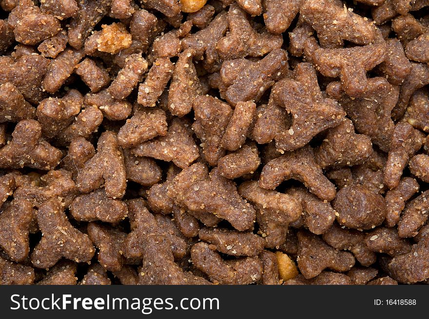 Dry Pets Food Background