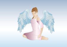 Female Guardian Angel Royalty Free Stock Image