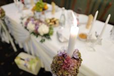 Wedding Table Royalty Free Stock Photography Wedding Table Royalty Free Stock Photography