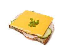 Light Snack Isolated On White Royalty Free Stock Photo Light Snack Isolated On White Royalty Free Stock Photo