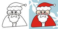 Funny Santa Claus Stock Images