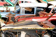 Car Graveyard Royalty Free Stock Images Car Graveyard Royalty Free Stock Images