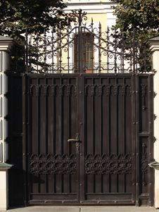 Metal Gate Royalty Free Stock Images Metal Gate Royalty Free Stock Images