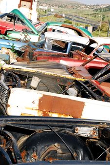 Car Graveyard Royalty Free Stock Photos Car Graveyard Royalty Free Stock Photos