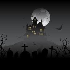 Old Castle At Night Royalty Free Stock Image Old Castle At Night Royalty Free Stock Image