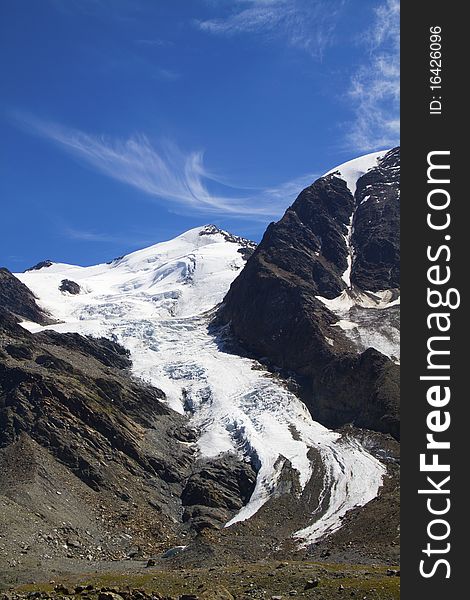 Forni glacier in Alta Valtellina