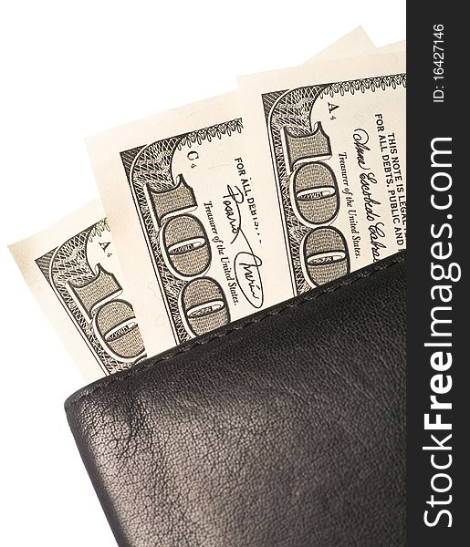 Wallet With Dollars