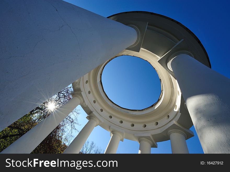 Rotunda against the background blue sky