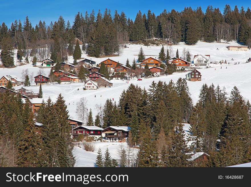 Winter in the alps