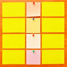 Colored Note Papers Stock Photo Colored Note Papers Stock Photo