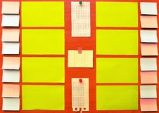 Colored Note Papers Stock Photo Colored Note Papers Stock Photo